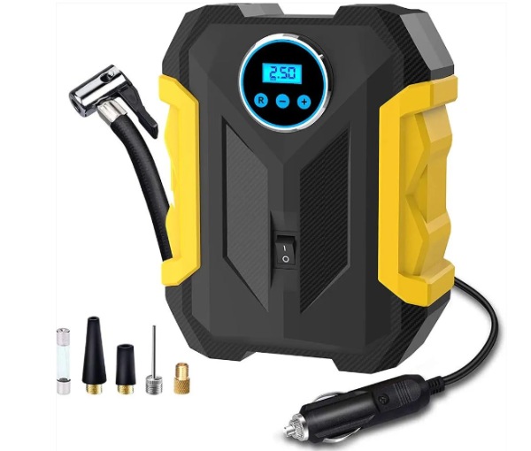 Compresor De Aire Digital Para Carro Automóvil, Bomba Infladora Portátil C1399-1