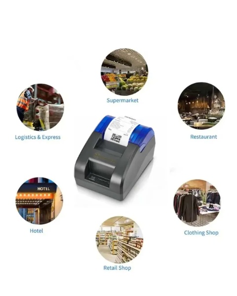 Impresora Termica Recibos Alta Velocidad 58mm 110v Bluetooth POS58D - imagen 3