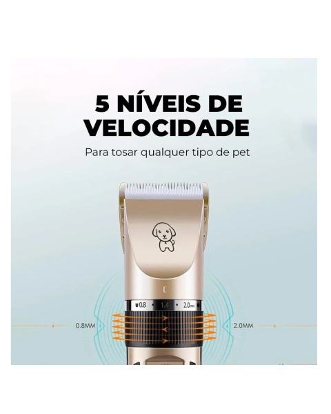 Máquina De Aseo para Perros Y Gatos 10 piezas CW-LFJ - imagen 4