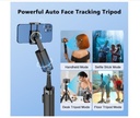 Tripode de seguimiento facial automático con rotación 360 y  con control remoto CL18 - Imagen 5