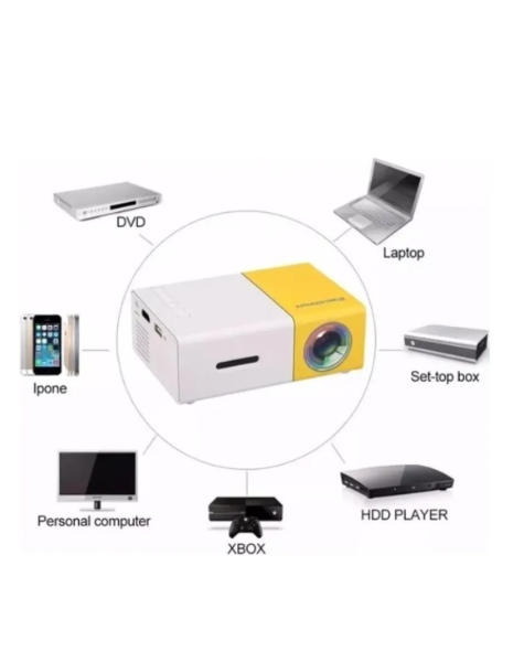 Proyector mini Genérica 600lm YG-300 - Imagen 4