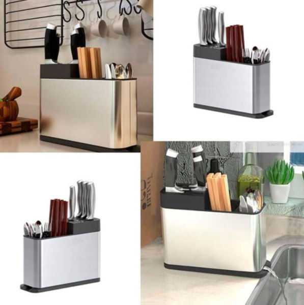 Organizador De Cubiertos 4 Compartimentos De Cocina BY-887 - Imagen 8