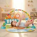 Gimnasio Piano Dinosaurio Didáctico Luces Sonido Para Bebes  HE-0639  - Imagen 3