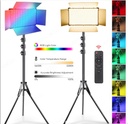 Panel de luz LED profesional recargable 800RGB - Imagen 6