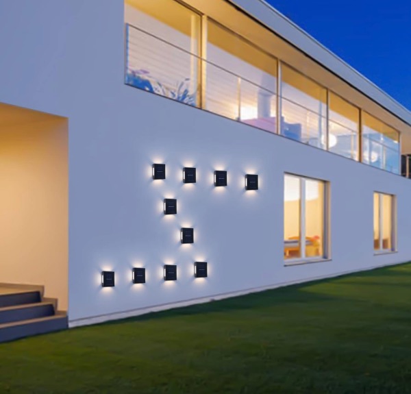 Luz solar para pared x2 l-shunfa 6+6led - Imagen 3