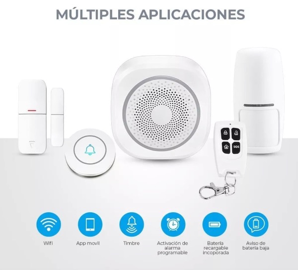 Kit de alarma 5860-3 app tuya - Imagen 2