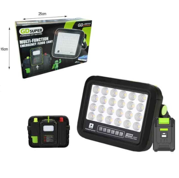 GD Super Reflector solar de Emergencia 150W 5V GD-2307B - Imagen 6