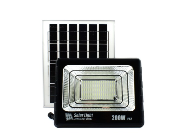 Reflector Lampara Led Panel Solar Exterior 200w Gd-200H - Imagen 3