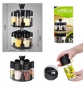Especiero Condimenteros 2 Niveles Set 12 Envases Giratorio OT-025S - Imagen 4
