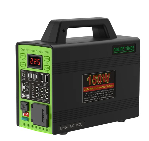 SISTEMA SOLAR PANEL, LAMPARA, BOMBILLO 150W GD-150m - Imagen 3