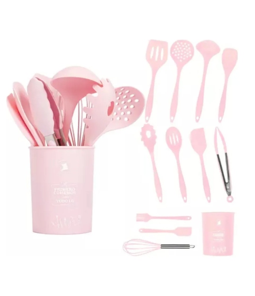 Set 12pcs Utensilios De Cocina Antiadherentes 800g - Imagen 3