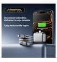 Adaptador Divisor De Potencia Inteligente Maxi Usb-c Tipo C KX-007 - Imagen 3