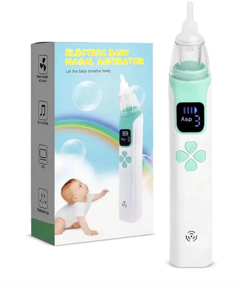 Aspirador Nasal Para Bebes Saca Mocos Con Succion Suave Y Musica Recargable Colores MX-699 - Imagen 4