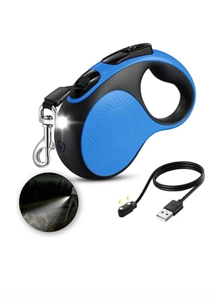Correa Retráctil Para Perros De 16 Pies, (7) Led  AE-5M - Imagen 2
