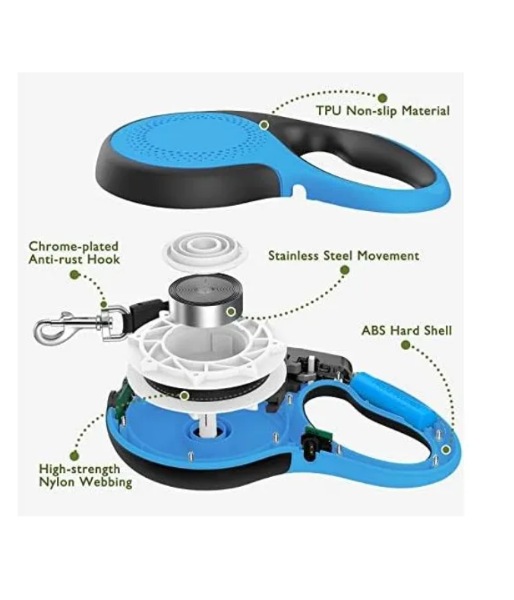 Correa Retráctil Para Perros De 16 Pies, (7) Led  AE-5M - Imagen 6