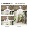 Ventilador Lámpara Led E27 Con Control Remoto techo VE-LED  - Imagen 4