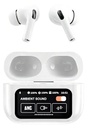 Audífonos Bluetooth Con Pantalla Inalámbricos Blancos Agregar a favoritos tipo iphone sin cancelacion de ruido A9  - Imagen 2