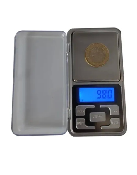 Gramera Balanza Digital De Bolsillo Pesa Oro Joyeria 200g MH-500 - Imagen 4
