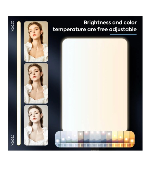 Panel de Luz LED Pro RL24 Profesional 1100W Trípode Control Remoto RL-24 - Imagen 3