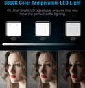 Kit De Grabacion Estabilizador Luz Led Y Microfono AY-49  - Imagen 4