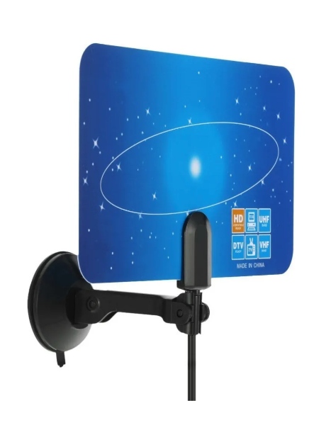 Antenas Tv Digital Hd Antena Para Hd Tv Antena Tv Exterior Color Azul / Antena HD Analógica AT-2  - Imagen 3
