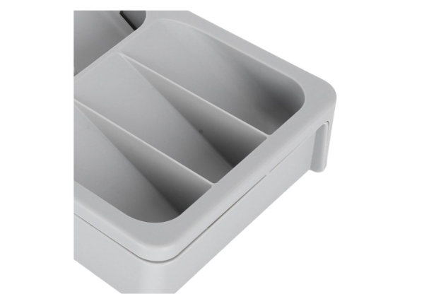 organizador de cubiertos de cuchillos y tenedores, bandeja de almacenamiento Expandible CT-20  - Imagen 6