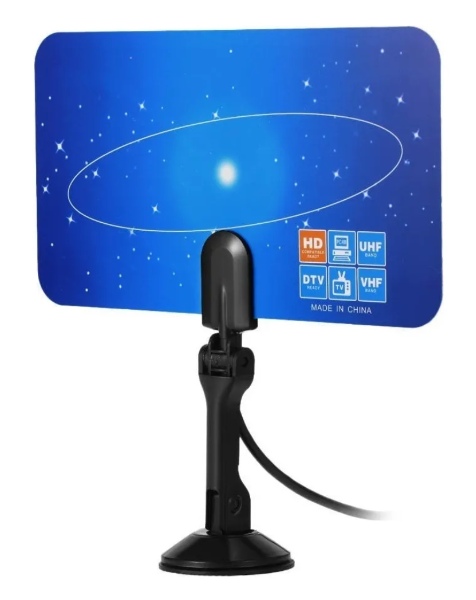 Antenas Tv Digital Hd Antena Para Hd Tv Antena Tv Exterior Color Azul / Antena HD Analógica AT-2  - Imagen 4