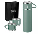 Set Termo Temperatura Acero Inoxidable 500 Ml + 3 Pocillos TE-3 - Imagen 2