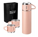 Set Termo Temperatura Acero Inoxidable 500 Ml + 3 Pocillos TE-3 - Imagen 4