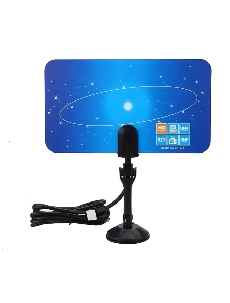 Antenas Tv Digital Hd Antena Para Hd Tv Antena Tv Exterior Color Azul / Antena HD Analógica AT-2  - Imagen 5