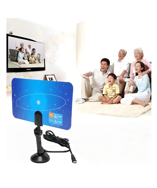 Antenas Tv Digital Hd Antena Para Hd Tv Antena Tv Exterior Color Azul / Antena HD Analógica AT-2  - Imagen 6