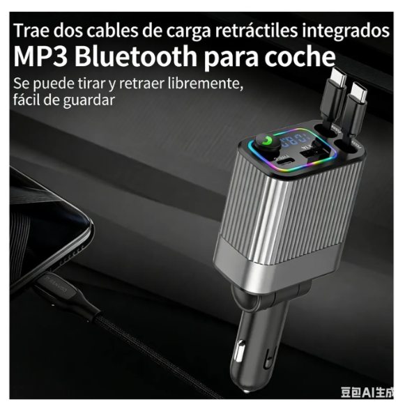 CARGADOR PARA CARRO DE CELULAR [ Q9C ]  - Imagen 3