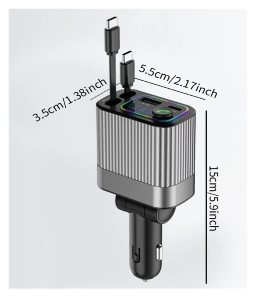 CARGADOR PARA CARRO DE CELULAR [ Q9C ]  - Imagen 6