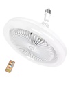 Ventilador Lámpara Led E27 Con Control Remoto techo VE-LED 