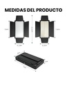 Panel De Luz Pro Led Para Fotografia Y Videos RL-560RGB - Imagen 8
