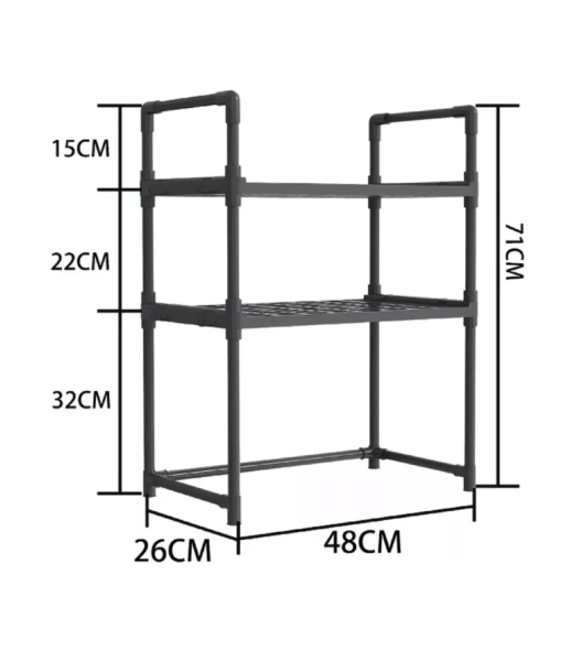 Organizador Cocina Repisas 3 Niveles Horno Microondas OR-3P - Imagen 5