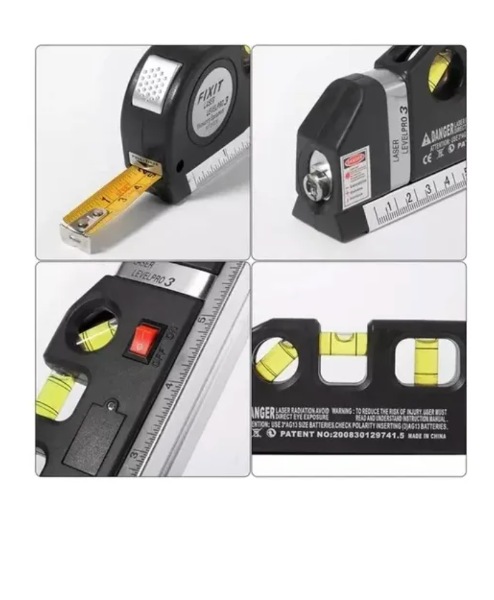 Nivel Láser De Línea Cruzada Alineador Level Pro 3 + Trípode LV-03ZJ - Imagen 5