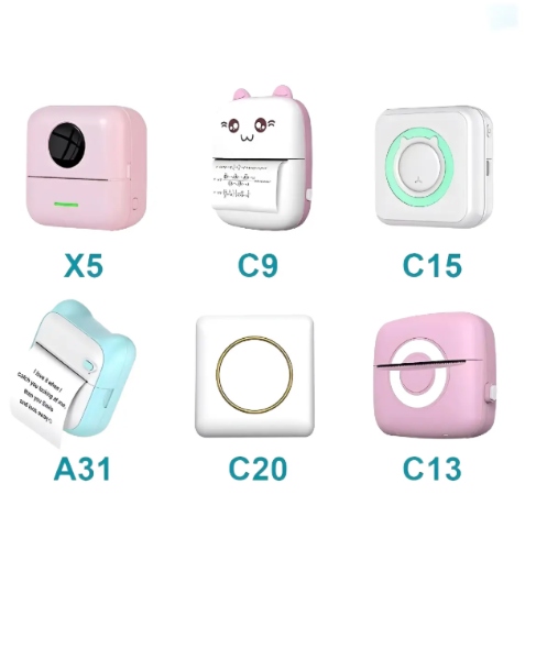 Papel Térmico Adhesivo Para Mini Impresora Set X5,57mm X 3mt DYZ-2 - Imagen 4