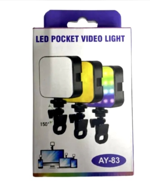 LUZ RGB RECARGABLE PORTATIL PARA ESTUDIO AY-83 - Imagen 2