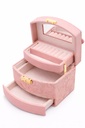 joyero Alhajero Organizador Con Cajones Espejo Joyas Anillos Caravanas SSH-1002 - Imagen 3