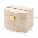 joyero Alhajero Organizador Con Cajones Espejo Joyas Anillos Caravanas SSH-1002 - Imagen 5
