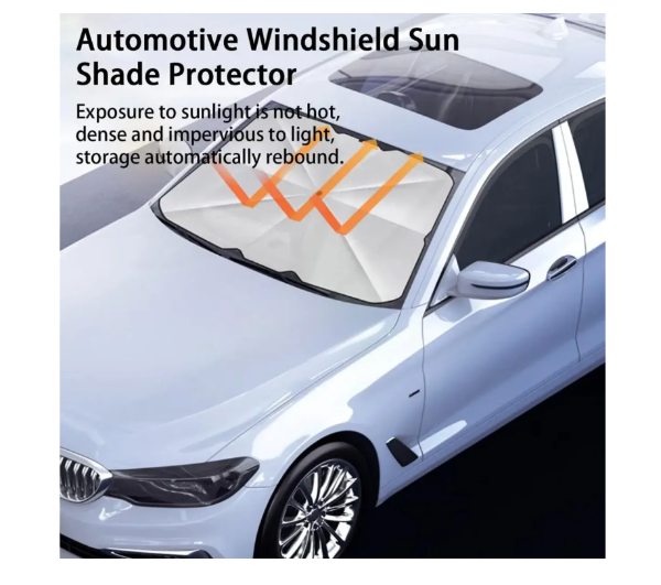 Sombrilla Parasol Carro Proteccion Solar Parabrisas Automovil WSS-998 - Imagen 5