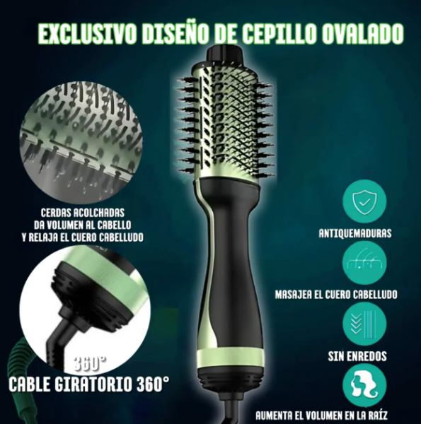 Cepillo Secador Alisador Aguacate Cepillo  - Imagen 7