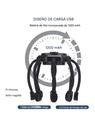 Masajeador De Cabeza Eléctrico Octopus JX-A01 - Imagen 6