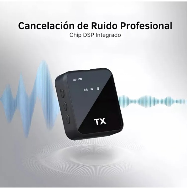 Micrófono De Solapa Inalámbrico Para Iphone Y Android F11-2 - Imagen 5