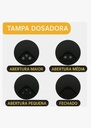 Condimento Giratorio Bhbh Porta 9 Potes Vidrio condimentero especiero TL-9PCS - Imagen 3