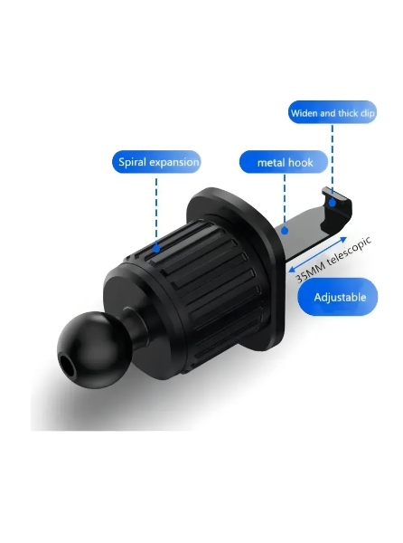 Soporte Celular Para Auto Rejilla Holder Ajustable Fijo CZ-5742 - Imagen 2