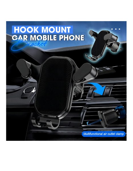 Soporte Celular Para Auto Rejilla Holder Ajustable Fijo CZ-5742 - Imagen 3