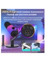 Microfono de escritorio dinámico RGB USB/XLR para podcasting, grabación, juegos y transmisión en vivo ZX-777 - Imagen 5