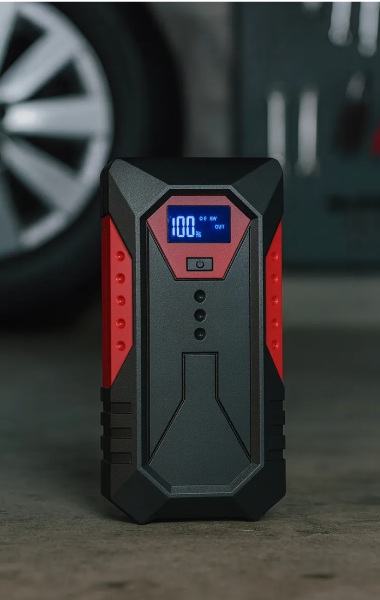 Iniciador 12v Con Linterna Para Auto Y Moto  M43  - Imagen 2